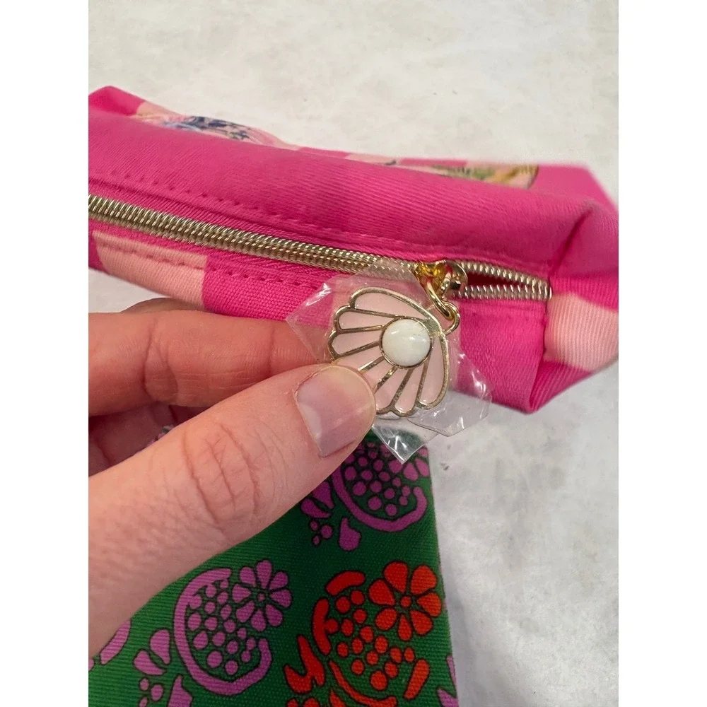 Makeup Bag Lot Estee Lauder Marimekko Clinique Laneige Laura Ashley Cosmetic 4pc